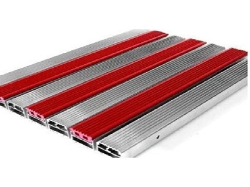 Alüminyum Fırçalı Paspas Alüminyum fırçalı paspas - Endüstriyel bina giriş paspası toptan satış