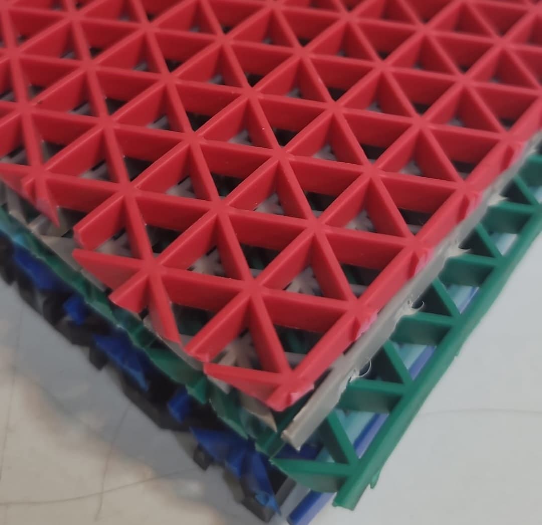 Z Mat Paspas Kırmızı - Kaymaz Yüzey